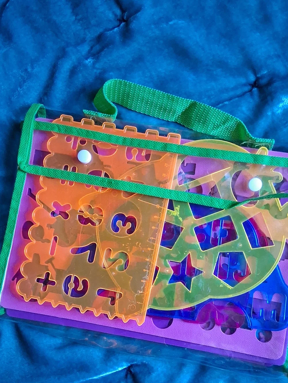Art Stencils In Carrying Case